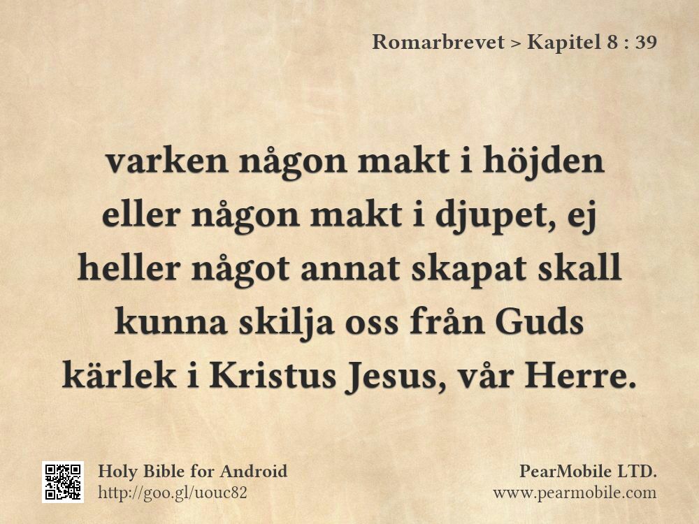 Romarbrevet, Kapitel 8:39